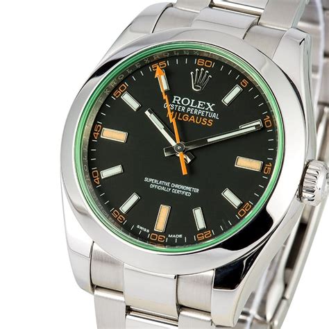 rolex milgaus autentico|rolex milgaus price.